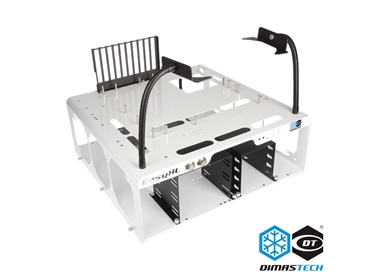GO-Stock - DimasTech® Bench/Test Table EasyXL Milk White